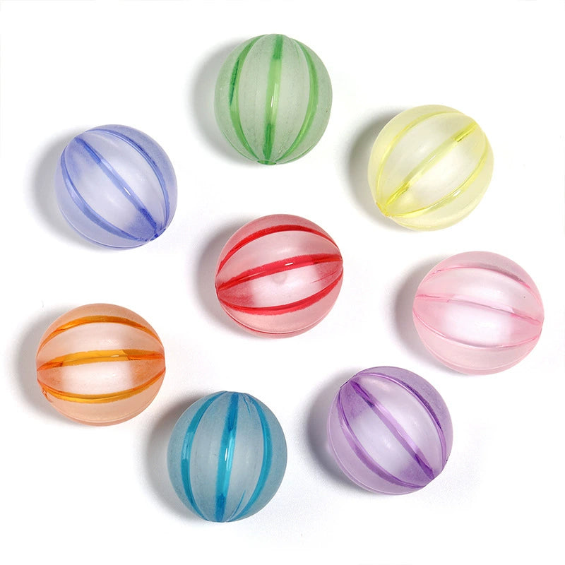 Frosted Pumpkin Beads (16mm)