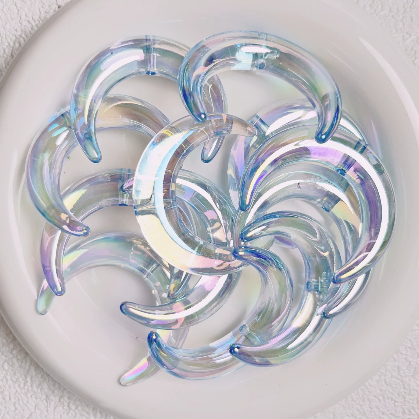 Glitter Moon Beads