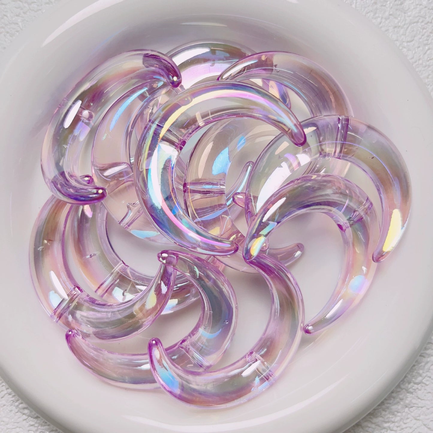 Glitter Moon Beads