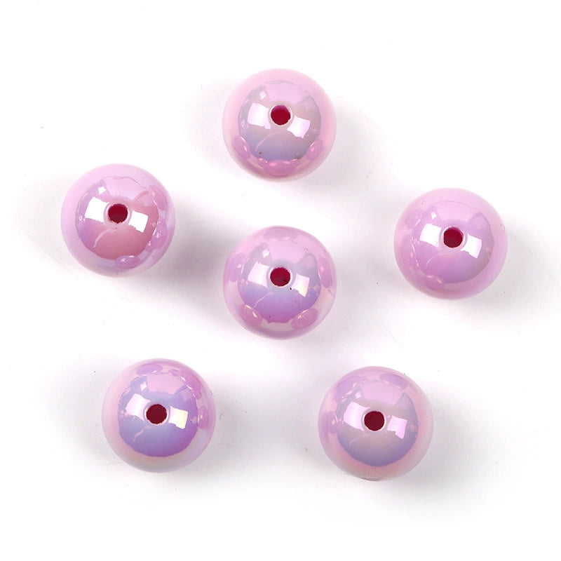 Glitter Acrylic Beads (16mm)