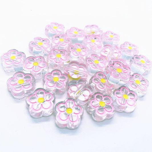 Acrylic Flower Beads