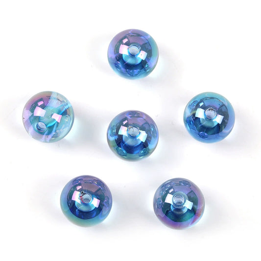 Glitter Acrylic Beads (16mm)
