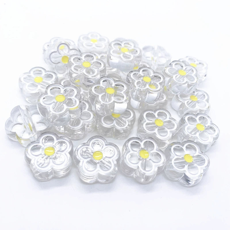 Acrylic Flower Beads