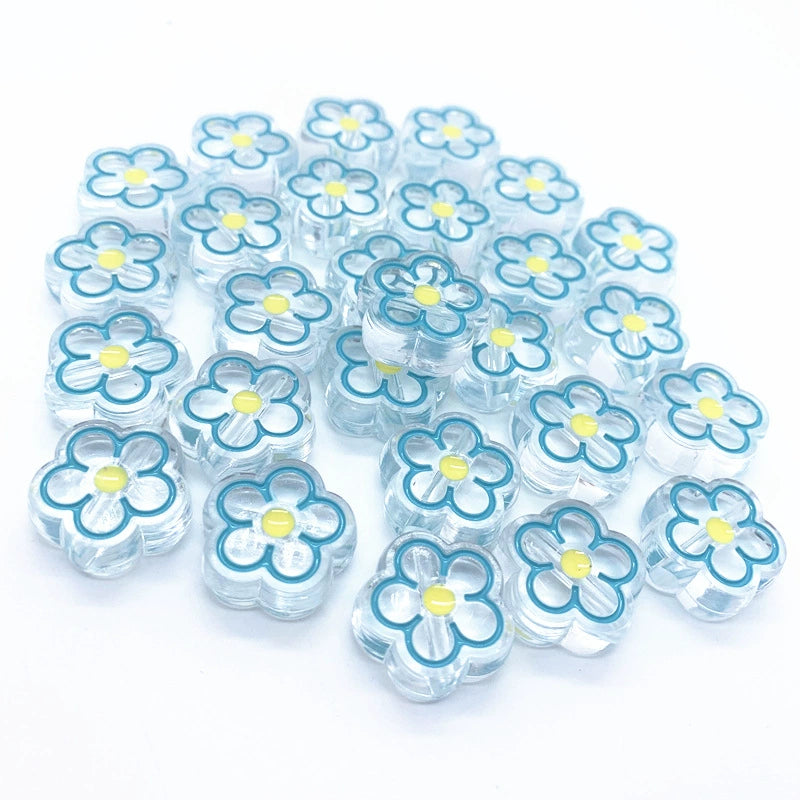 Acrylic Flower Beads
